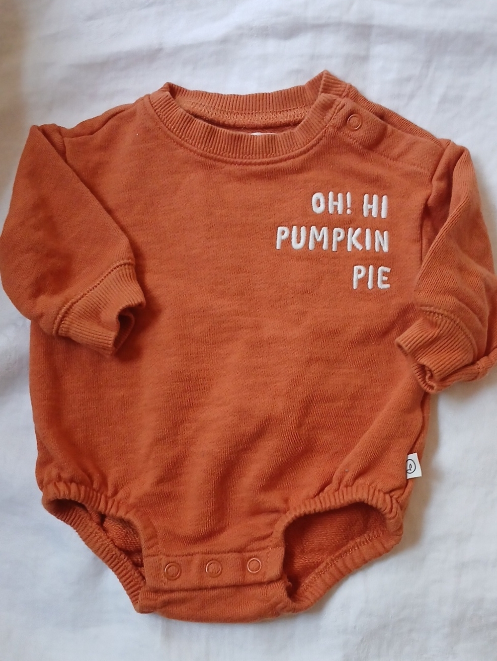 Little Planet by Carter’s Organic Cotton One Piece Orange Size 3 Months